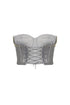 ASH STONE EMBROIDERED CROP TOP